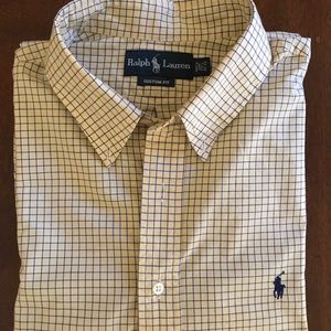 Ralph Lauren Long Sleeve Gridded Dress Shirt